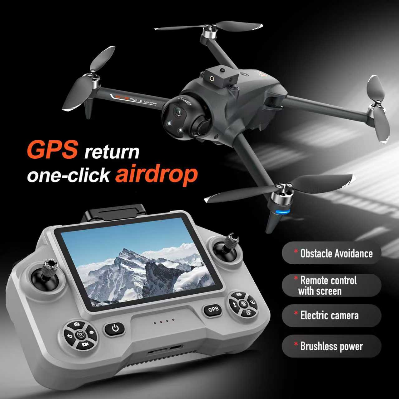 Drone Thermal Imaging - Квадрокоптер YL059 FPV GPS с двумя